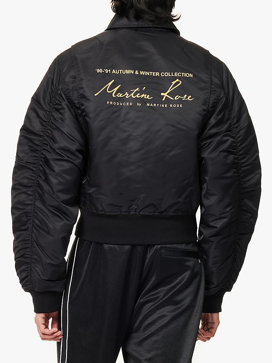 ジャケット・アウター Martine Rose Black Shrunken Parka m42189955826_1.jpg