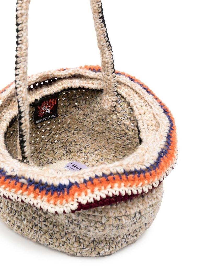 chunky-knit wool shoulder bag 5