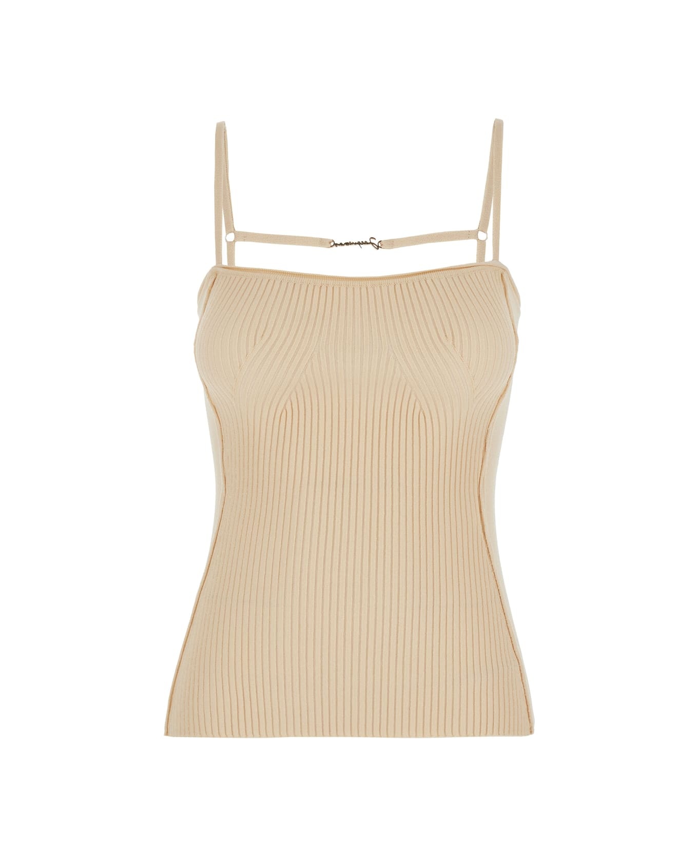 Ribbed Singlet Top - 1