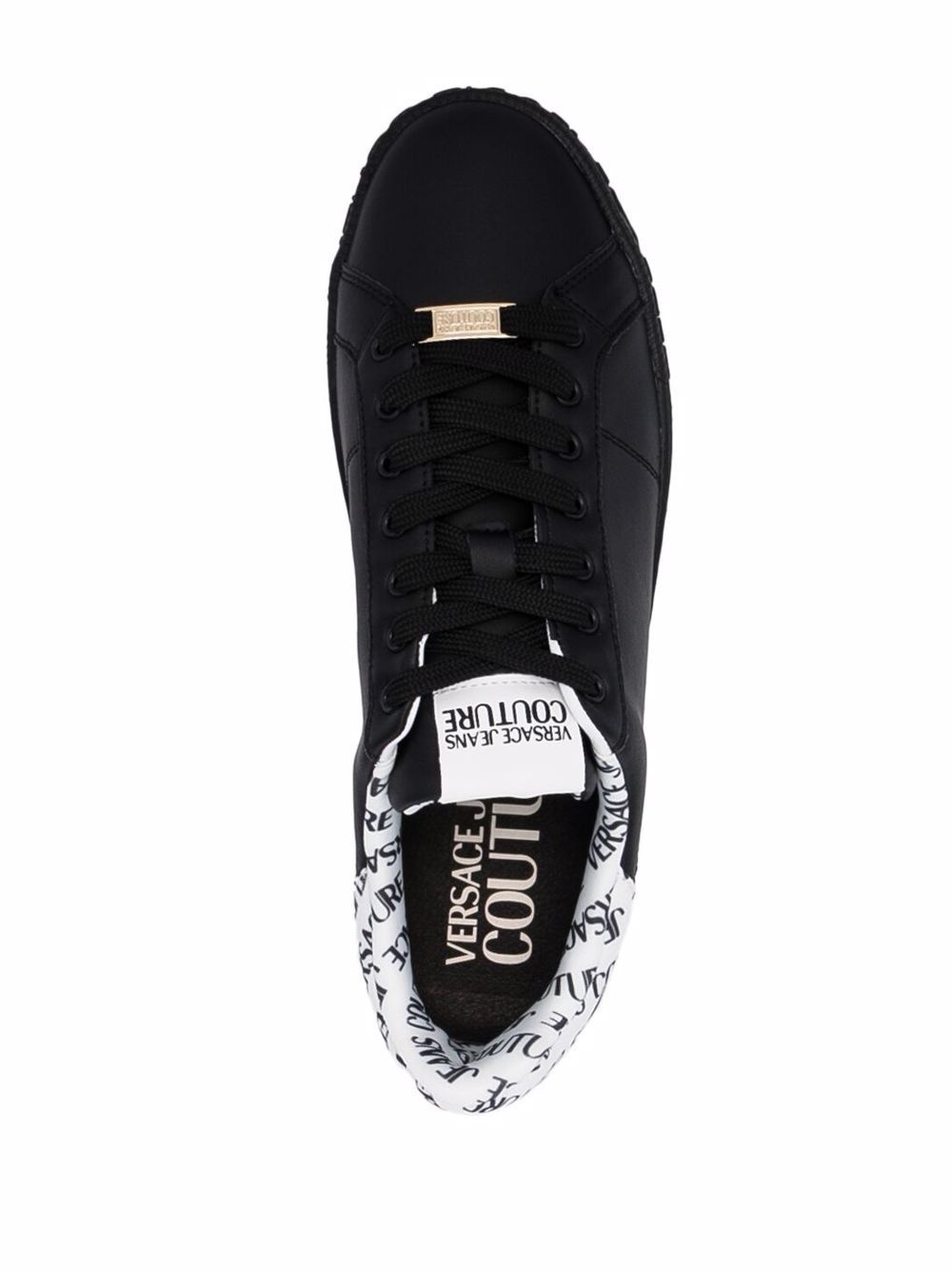 logo-print lace-up sneakers - 4