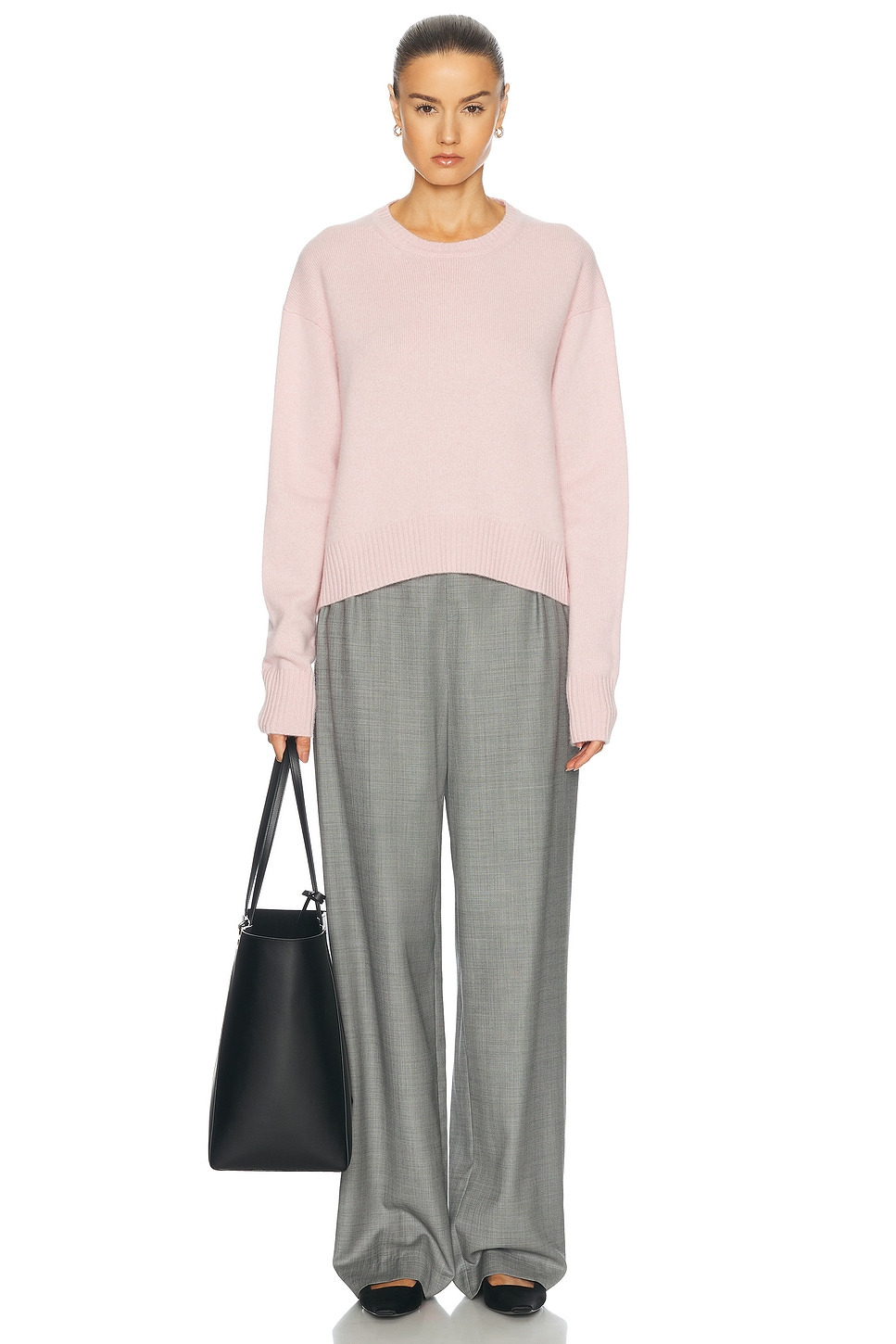 Cashmere Boxy Sweater - 4