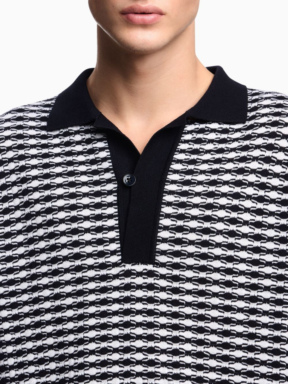 wool polo shirt - 5