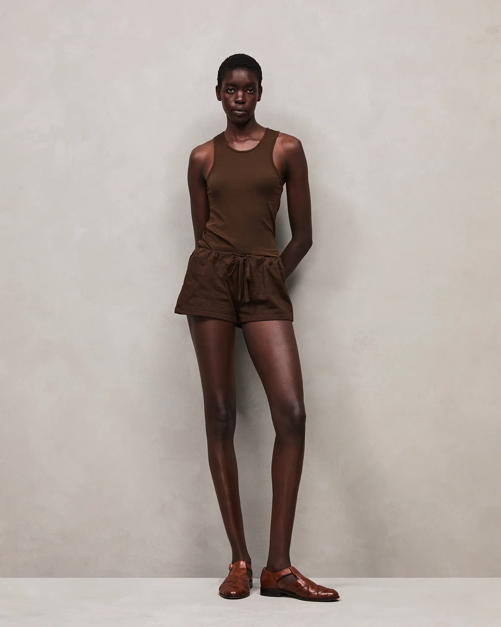 LIGHTWEIGHT MICRO SHORTS BRUNETTE - 2