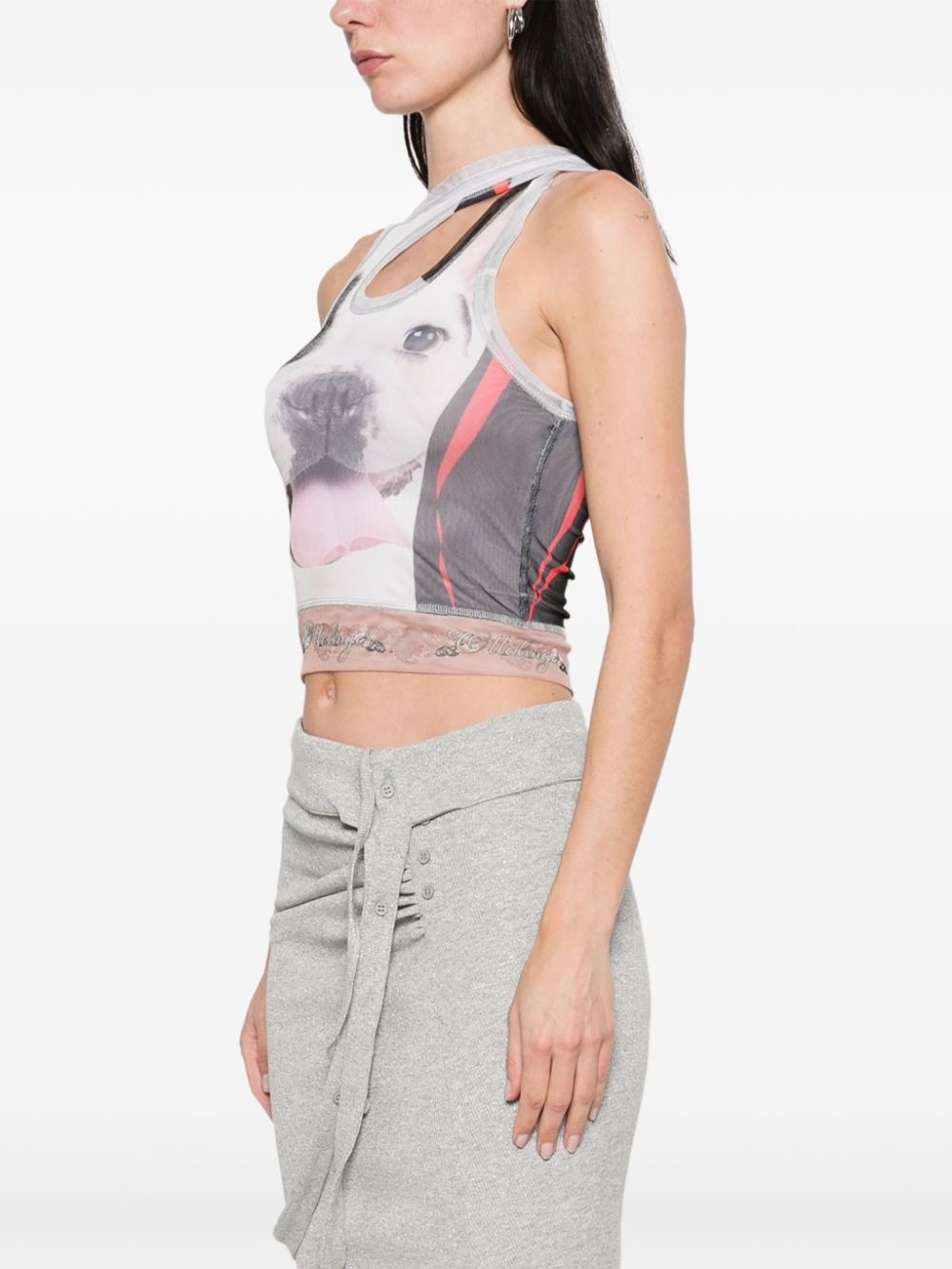 mesh tank top - 3