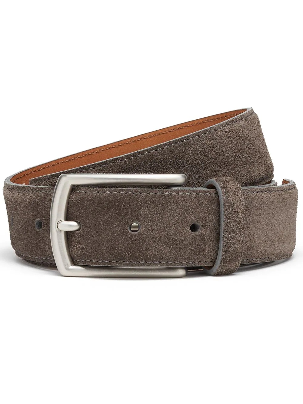 nubuck leather belt - 1