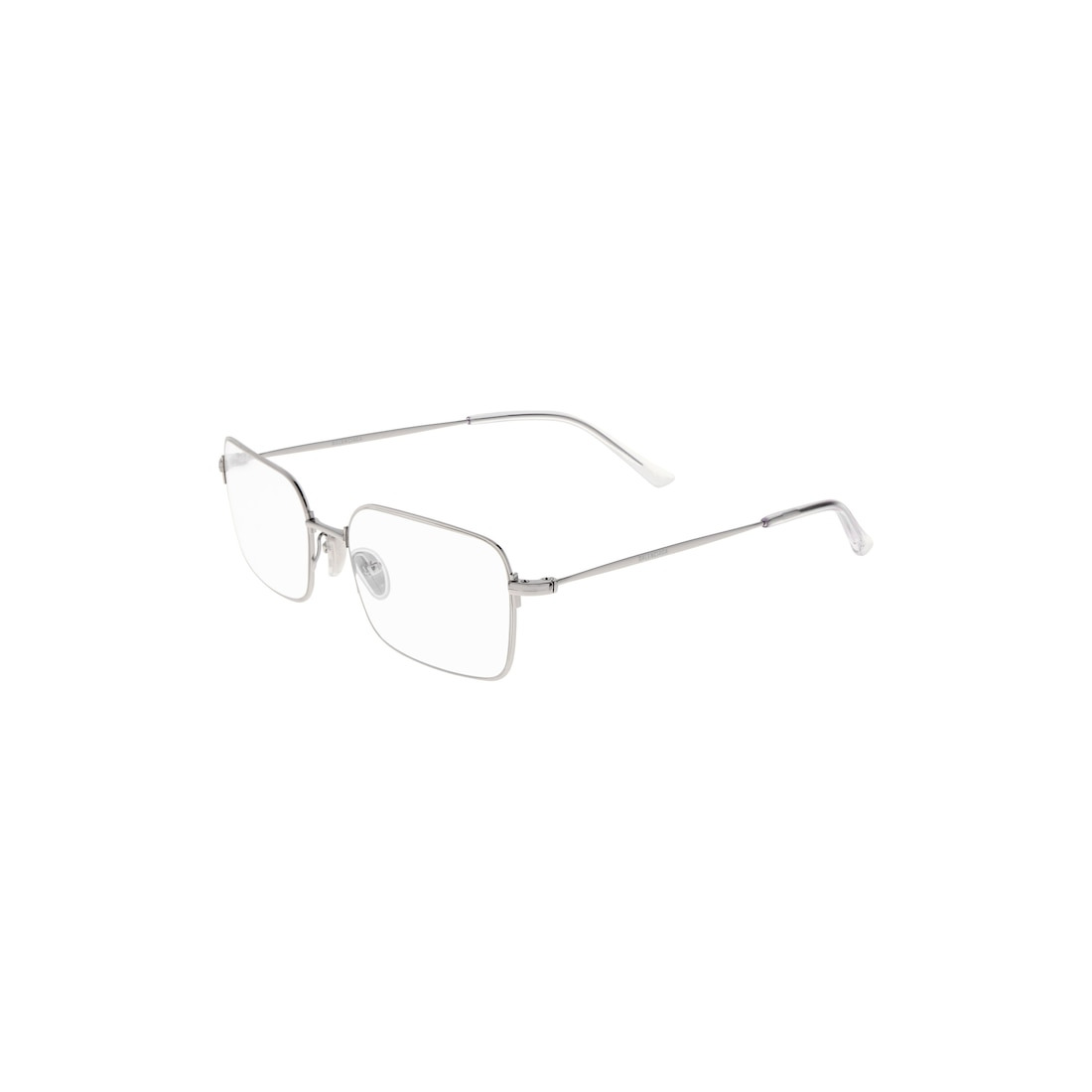 Invisible Rectangle Sunglasses  in Silver - 4