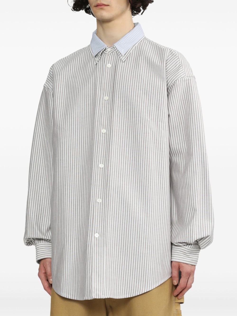 striped cotton shirt - 3