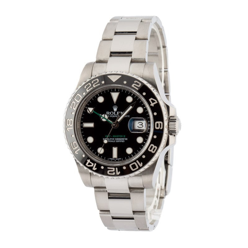 Rolex GMT-Master II Ref 116710 Black Superluminova Dial - 2