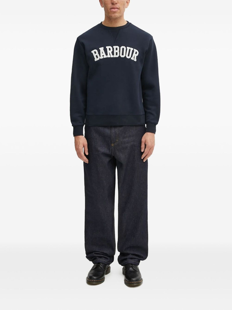 Barbour Northumberland logo crew-neck sweatshirt outlook