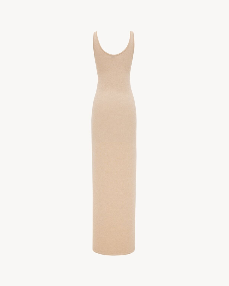 SAINT LAURENT LONG DRESS IN LUREX KNIT outlook