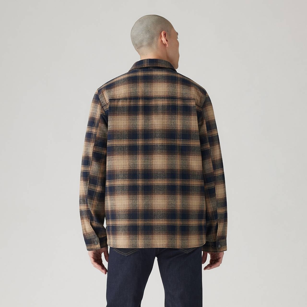 COTTON PLAID SHACKET - 4