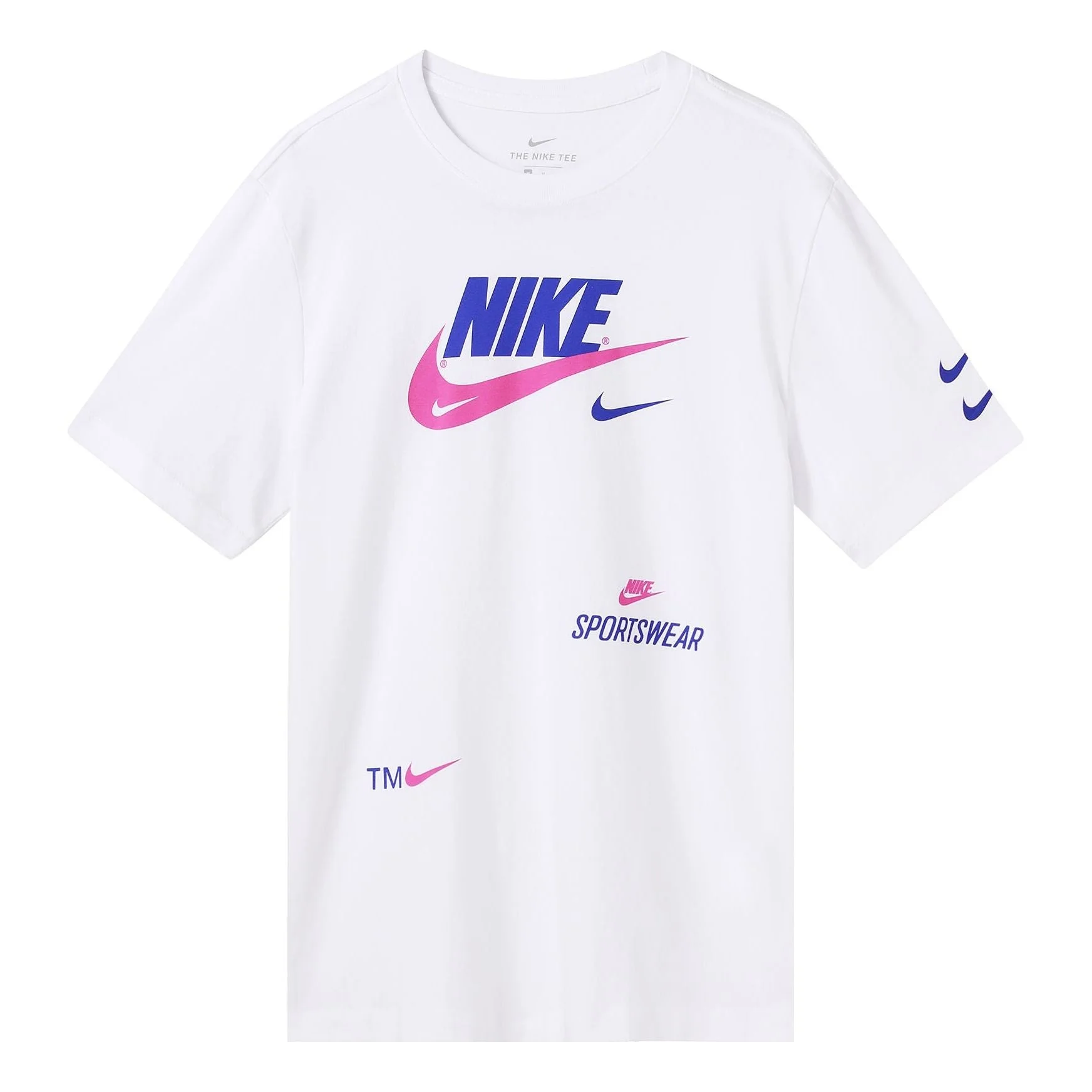 Nike Alphabet Sports Short Sleeve White CU0079-100 - 1