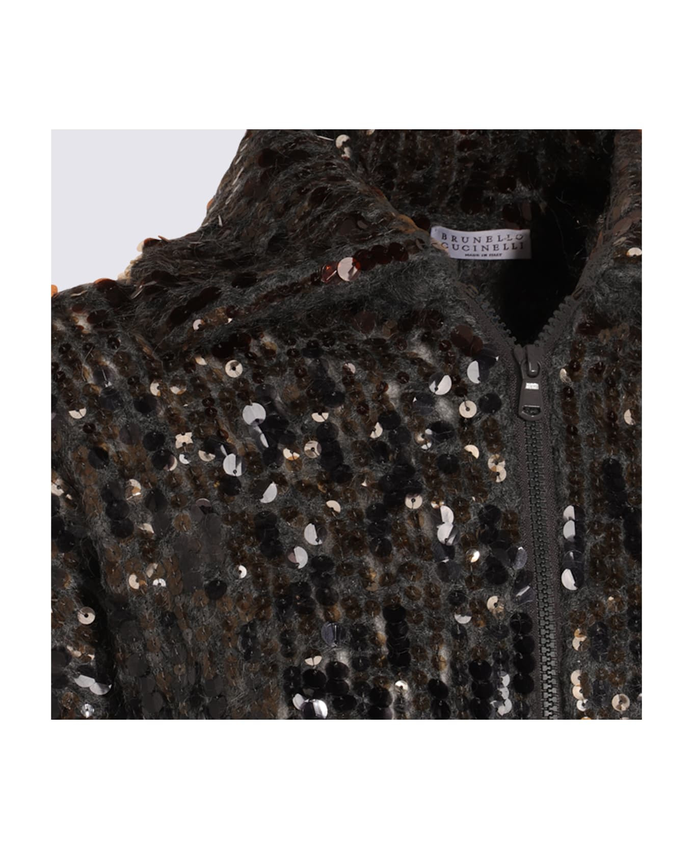 Dark Grey Wool Knitwear - 4
