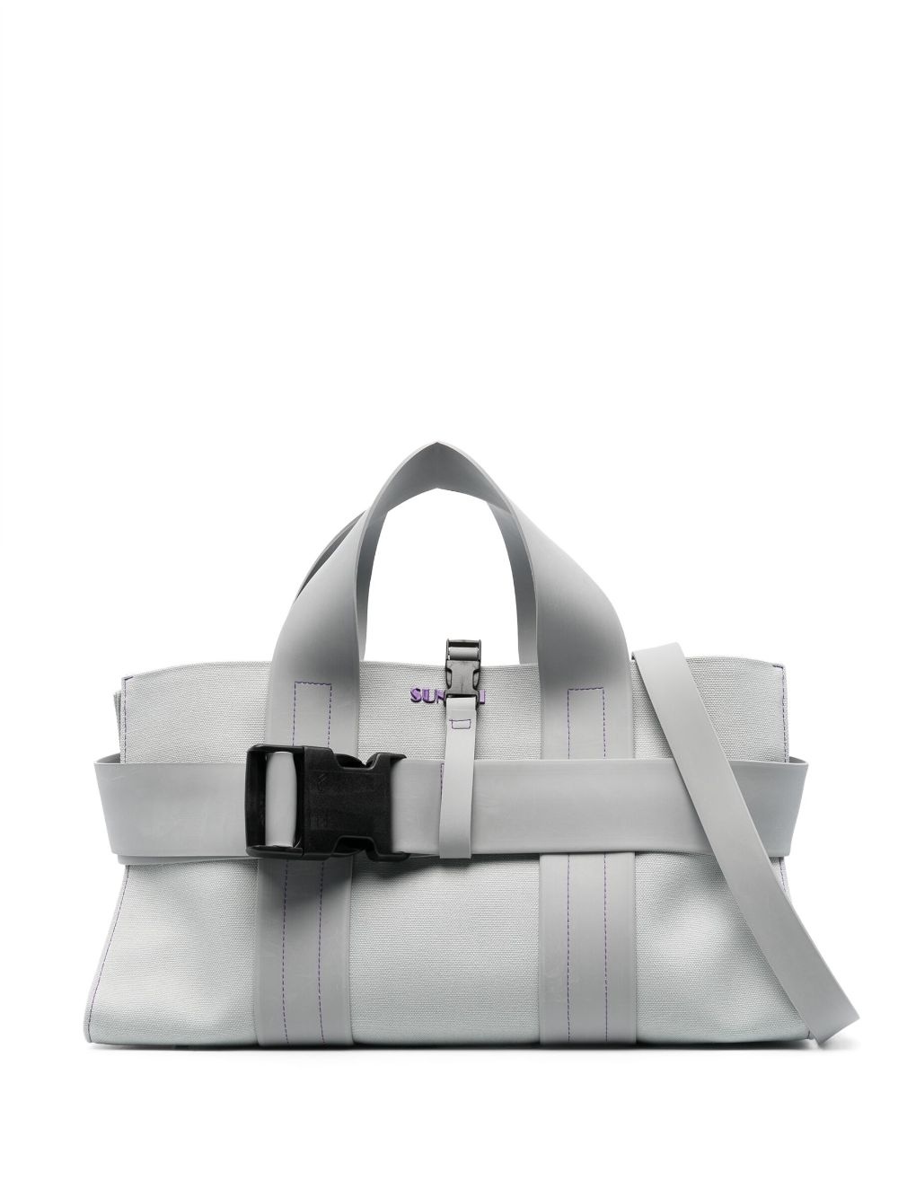 Parallelepipedo canvas tote bag - 1