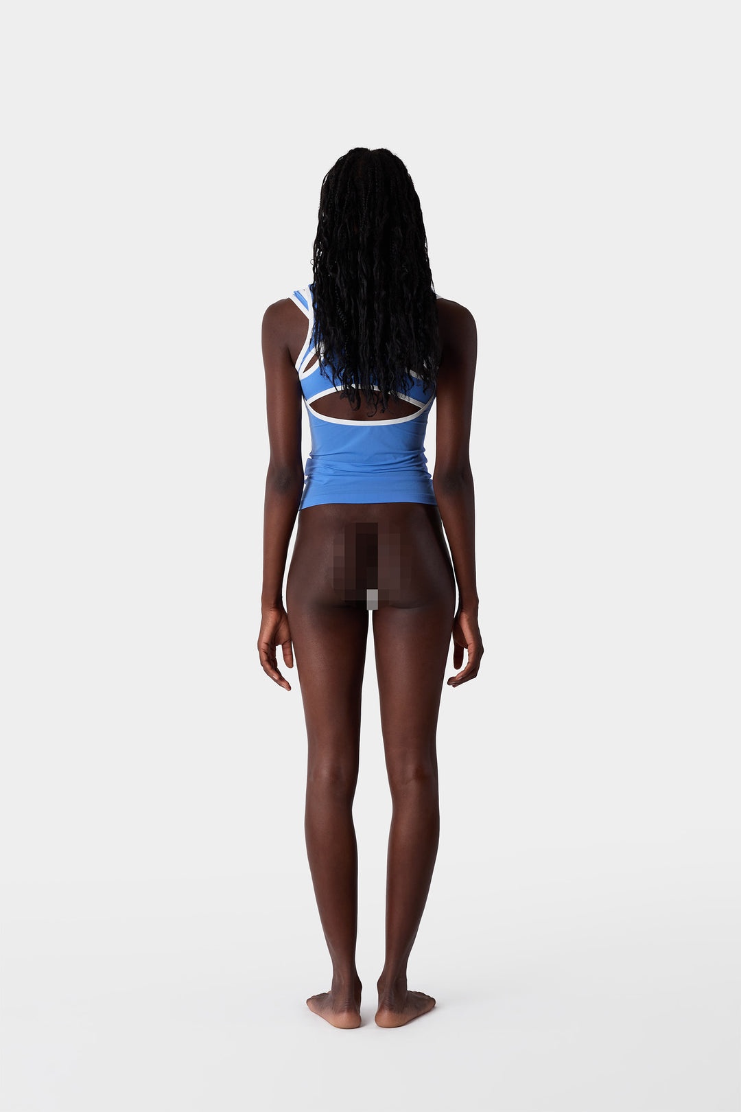 SUPER STRETCH COMBINED TOP / sapphire blue - 8