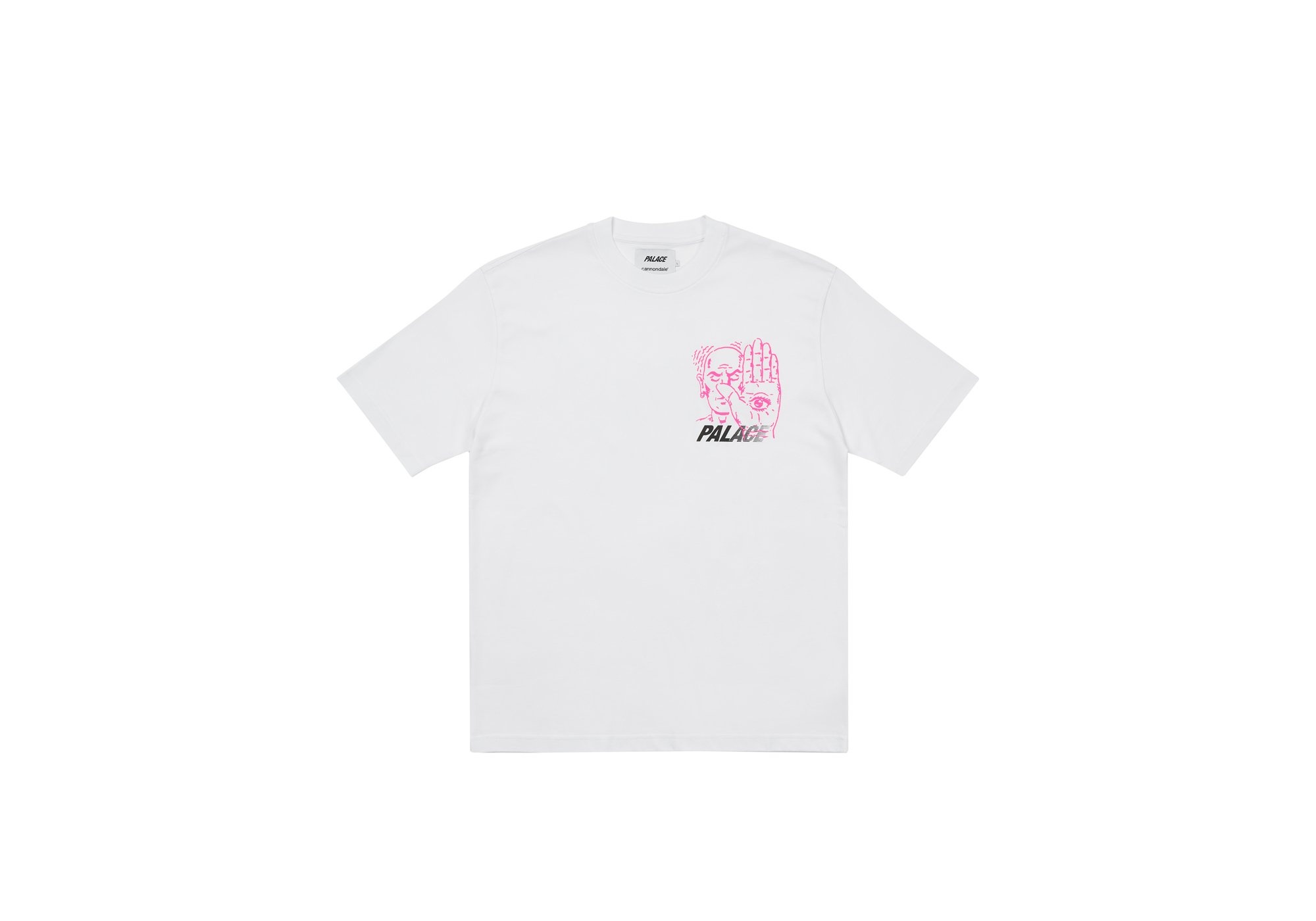 PALACE CANNONDALE MAD BOY T-SHIRT 2 WHITE - 2