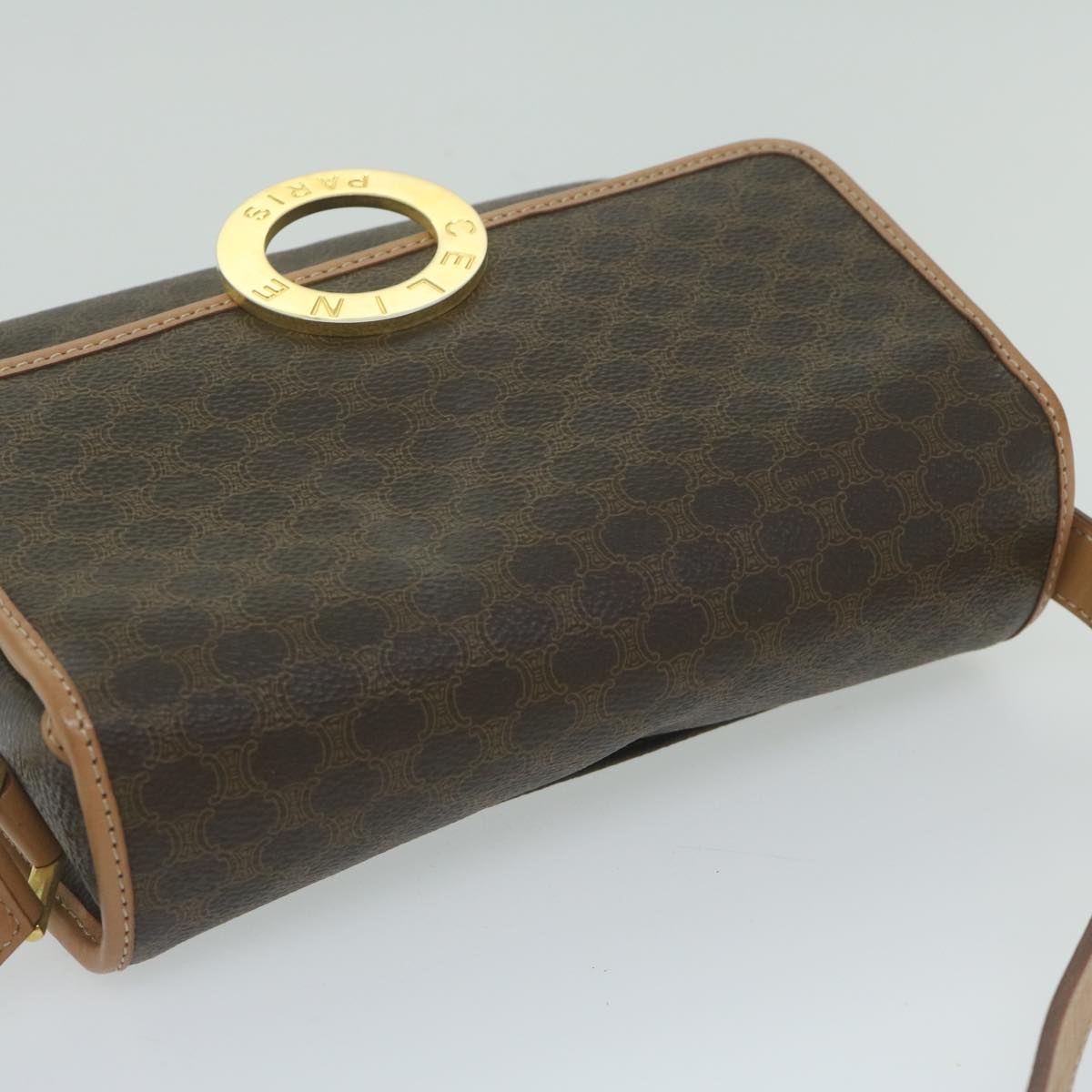 CELINE Macadam Canvas Shoulder Bag - 6