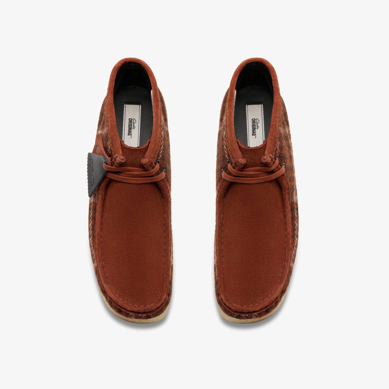 Wallabee Boot Rust Tweed Combination 7