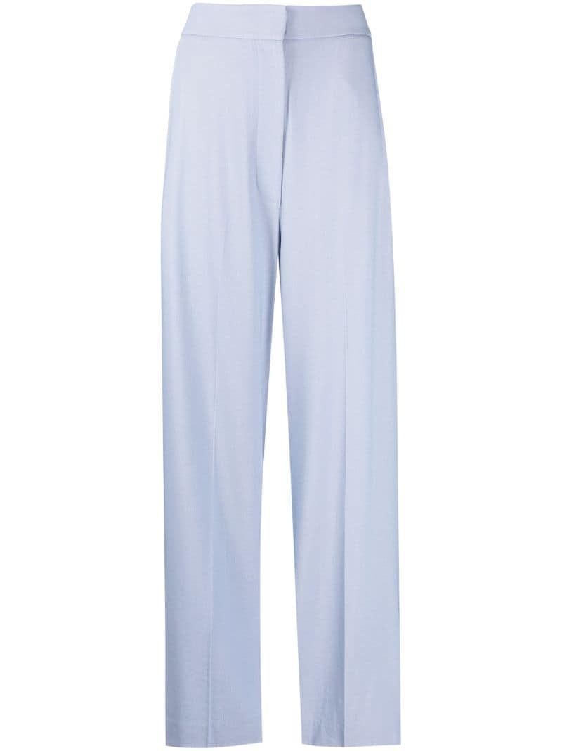 high-waisted wide-leg trousers - 1