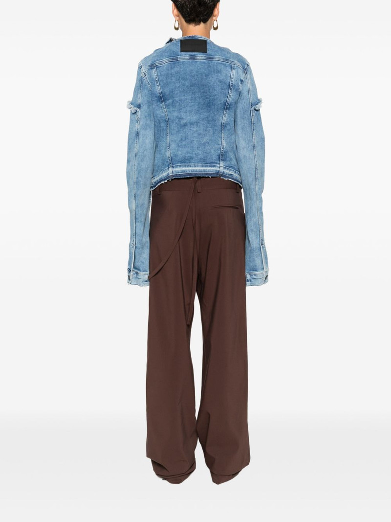 frayed denim jacket 4