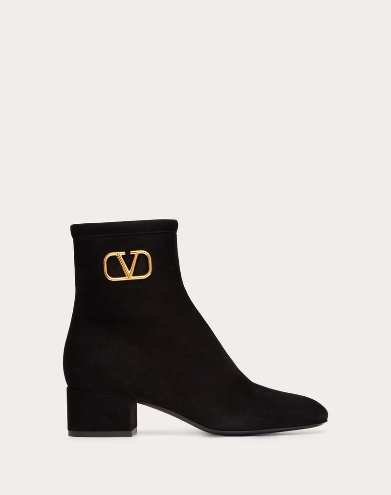 VLogo Signature Suede Ankle Boot 45mm / 1.8 in. 1