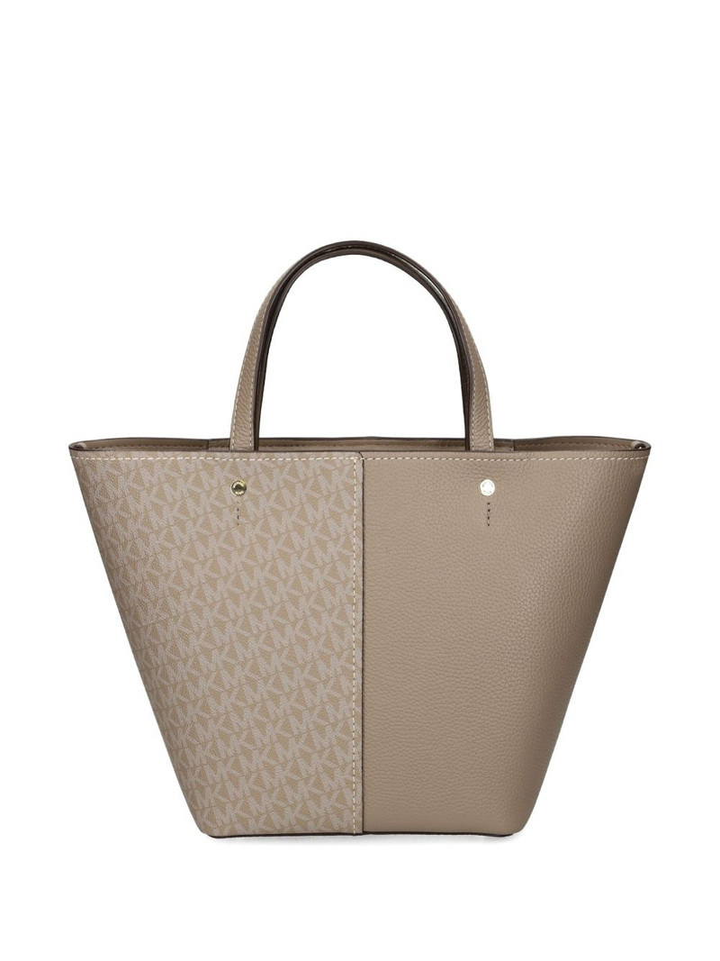 medium Flora two-tone tote bag 4