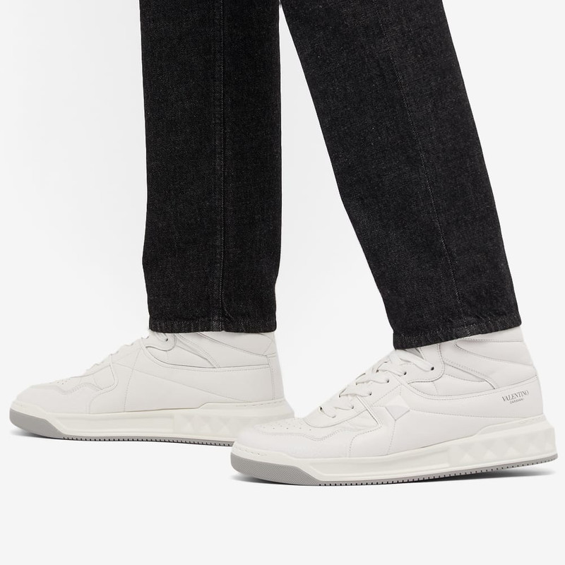 Valentino High Top Roman Stud Sneaker 6