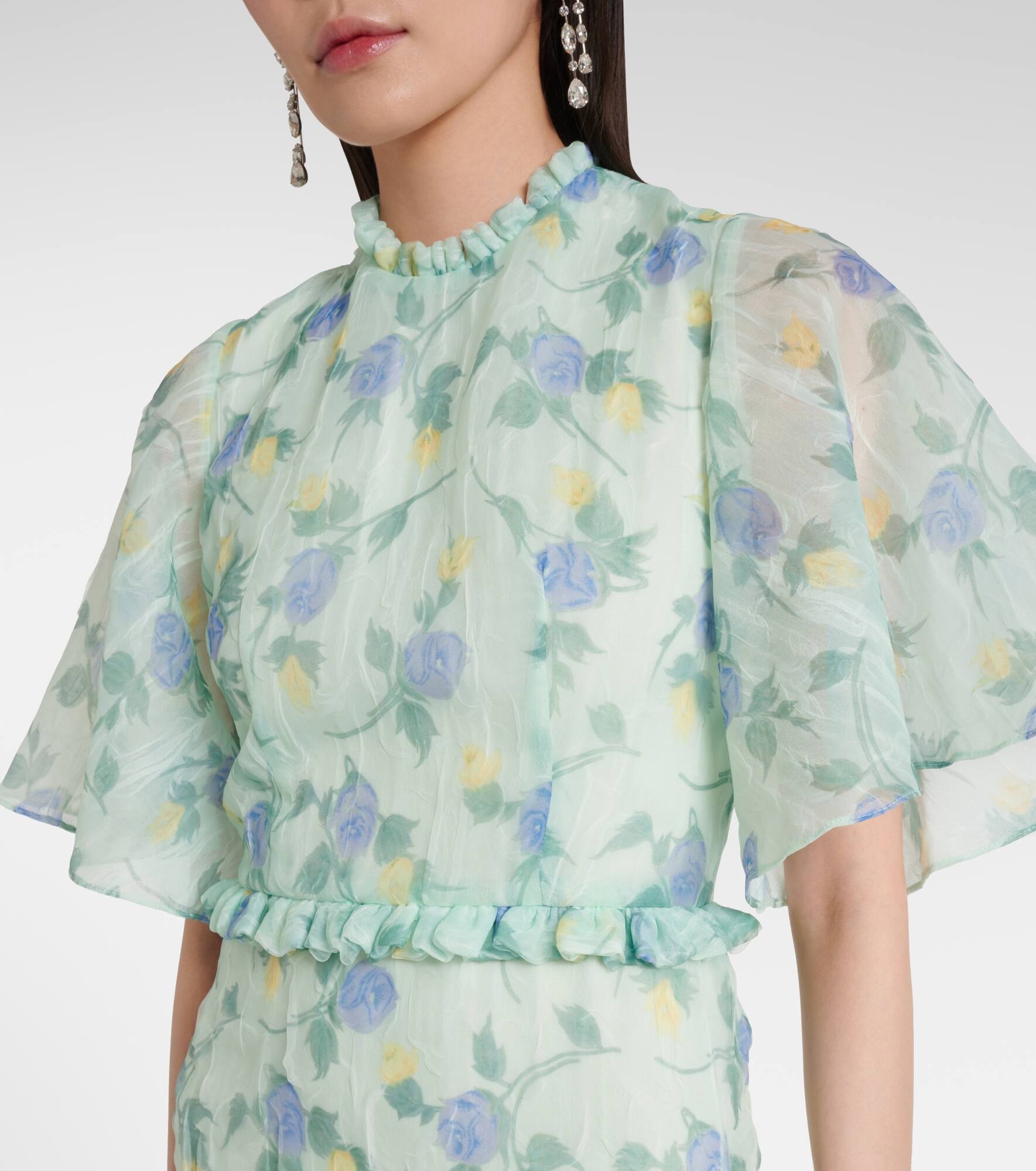 Heather floral organza gown - 4