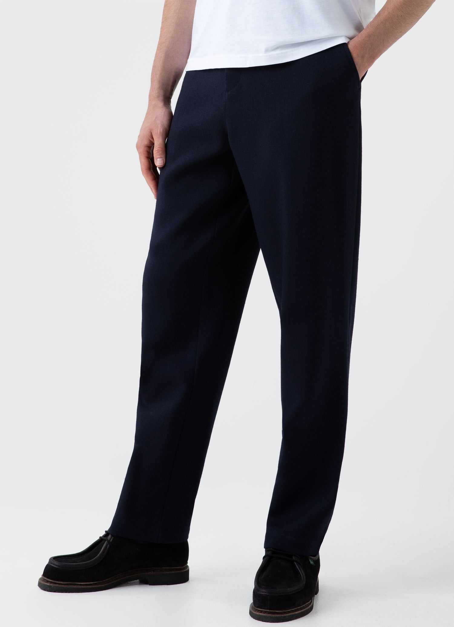 Wool Twill Chore Trousers - 3