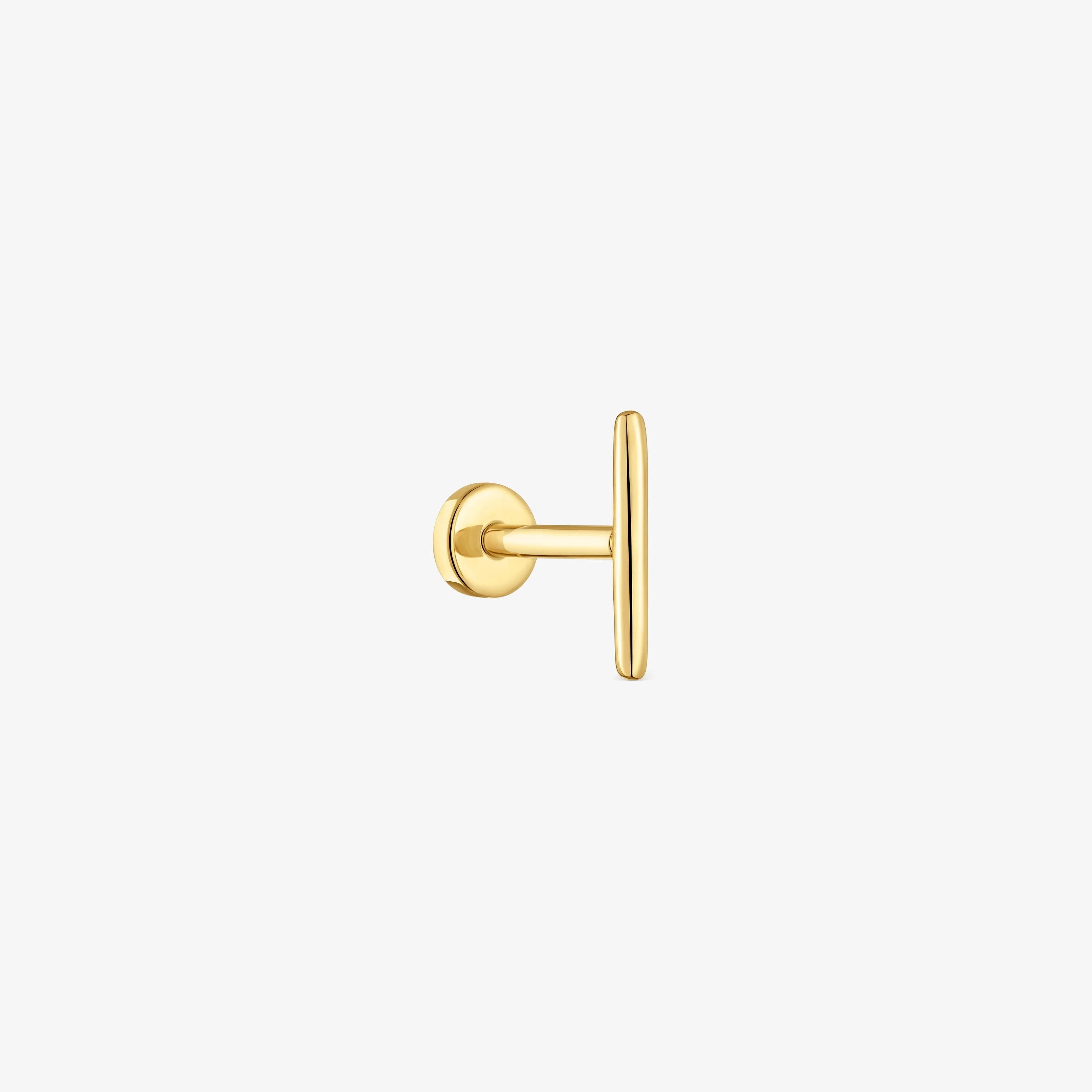 14K solid gold Piercing with 6 mm bar motif TOUS Basics - 1
