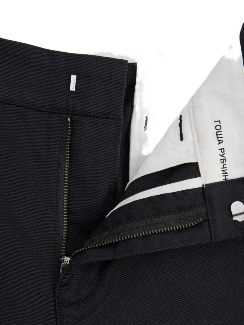 logo-label straight-leg trousers 5