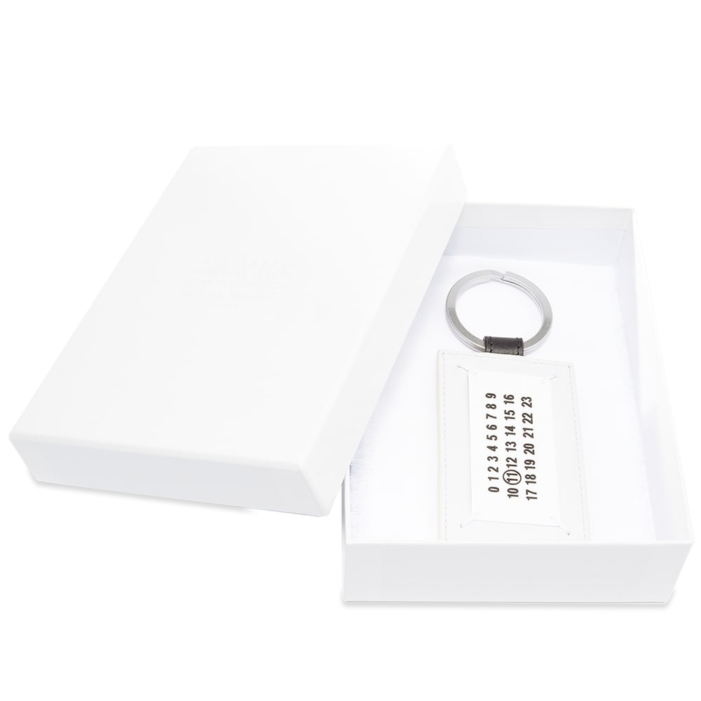 Maison Margiela Logo Tab Key Ring - 4