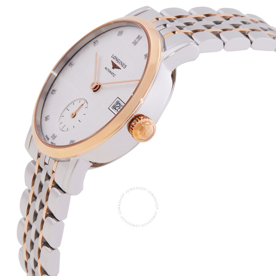 Longines Elegant Automatic Diamond Silver Dial Ladies Watch L43125777 - 2