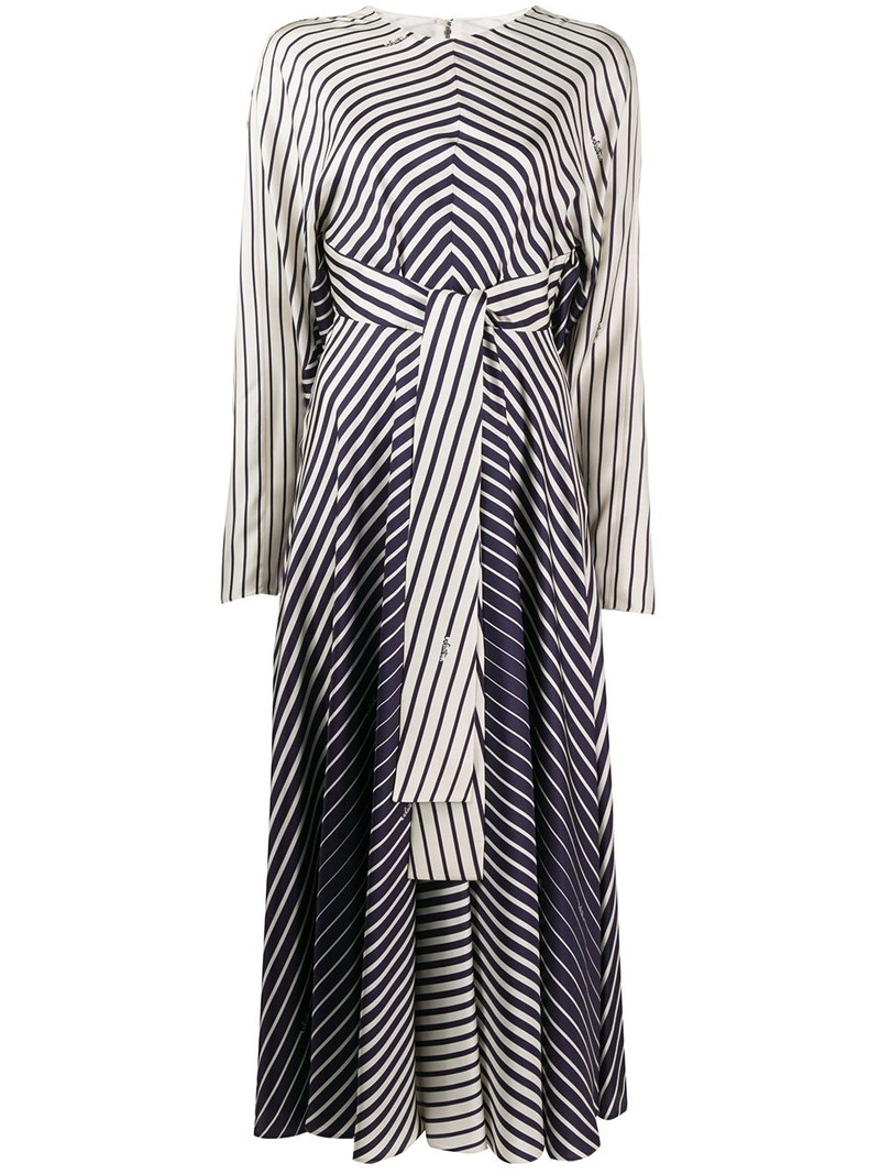 stripe tie-waist maxi dress 1