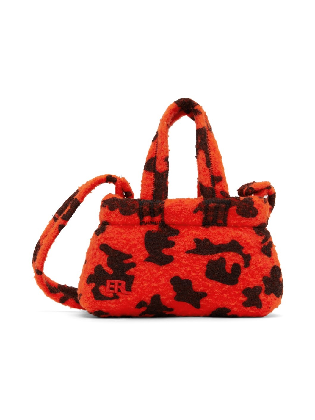 Orange Mini Puffer Bag - 1