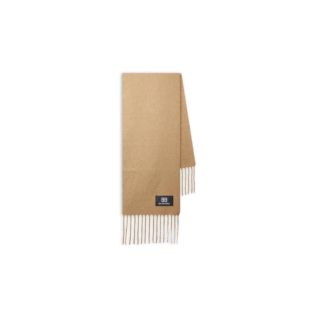 Fringe Scarf in Beige - 1