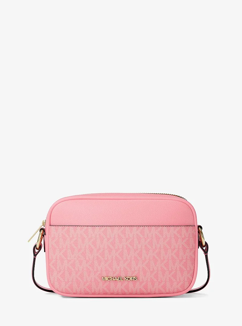 Jet Set Small Signature Logo Camera Crossbody Bag - 1