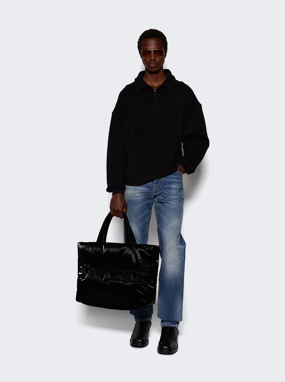 Half-zip Sweatshirt Black - 2