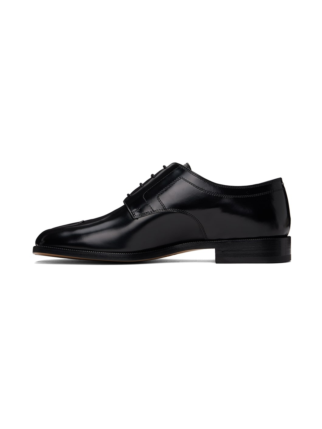 Black Tabi Lace-Up Derbys - 3