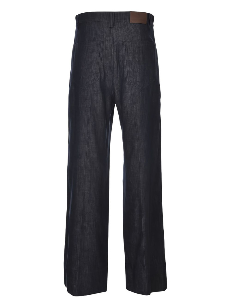 Brunello Cucinelli high-waisted straight-leg jeans outlook
