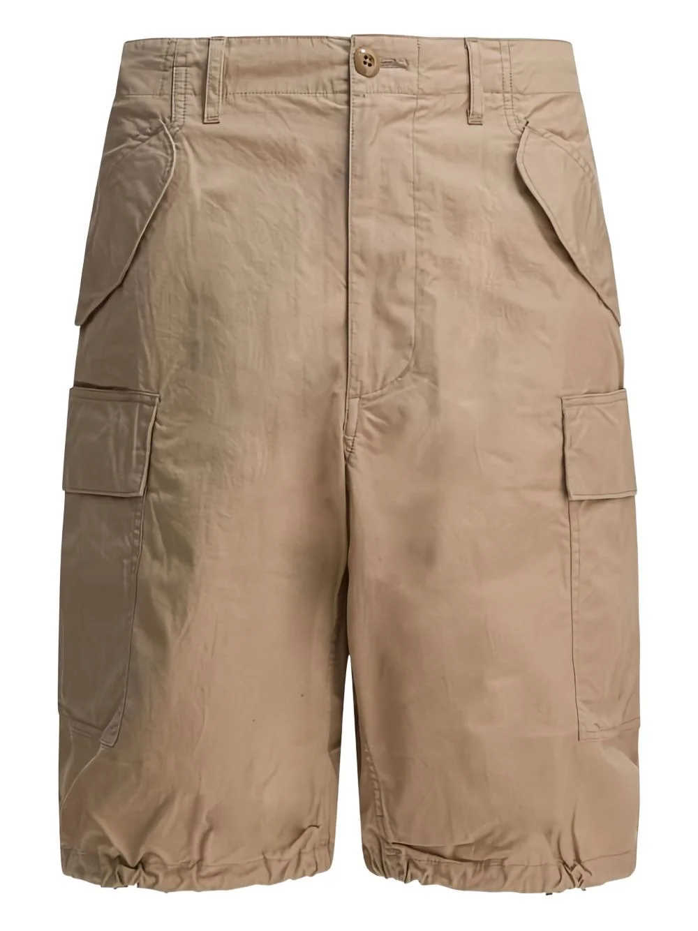 cargo-pocket cotton shorts - 1
