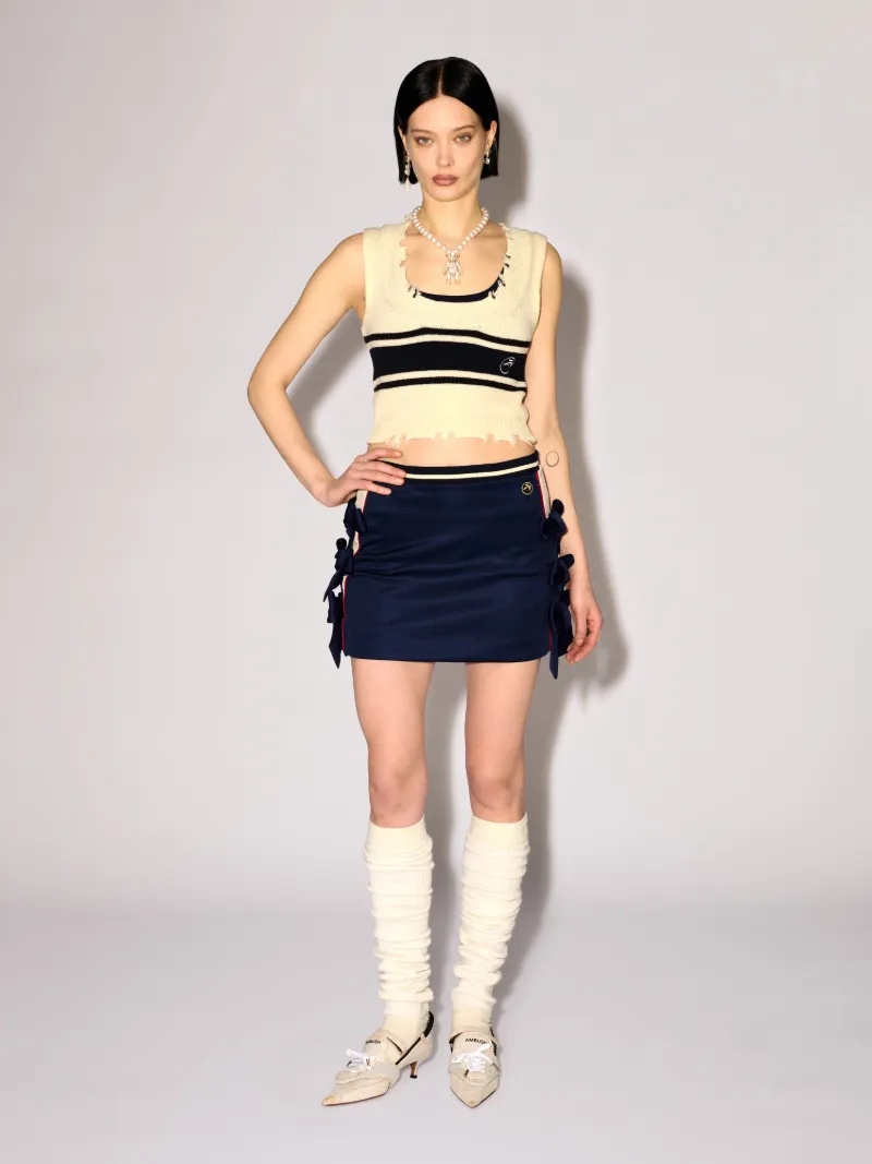 TRACK RIBBON SKIRT - 2