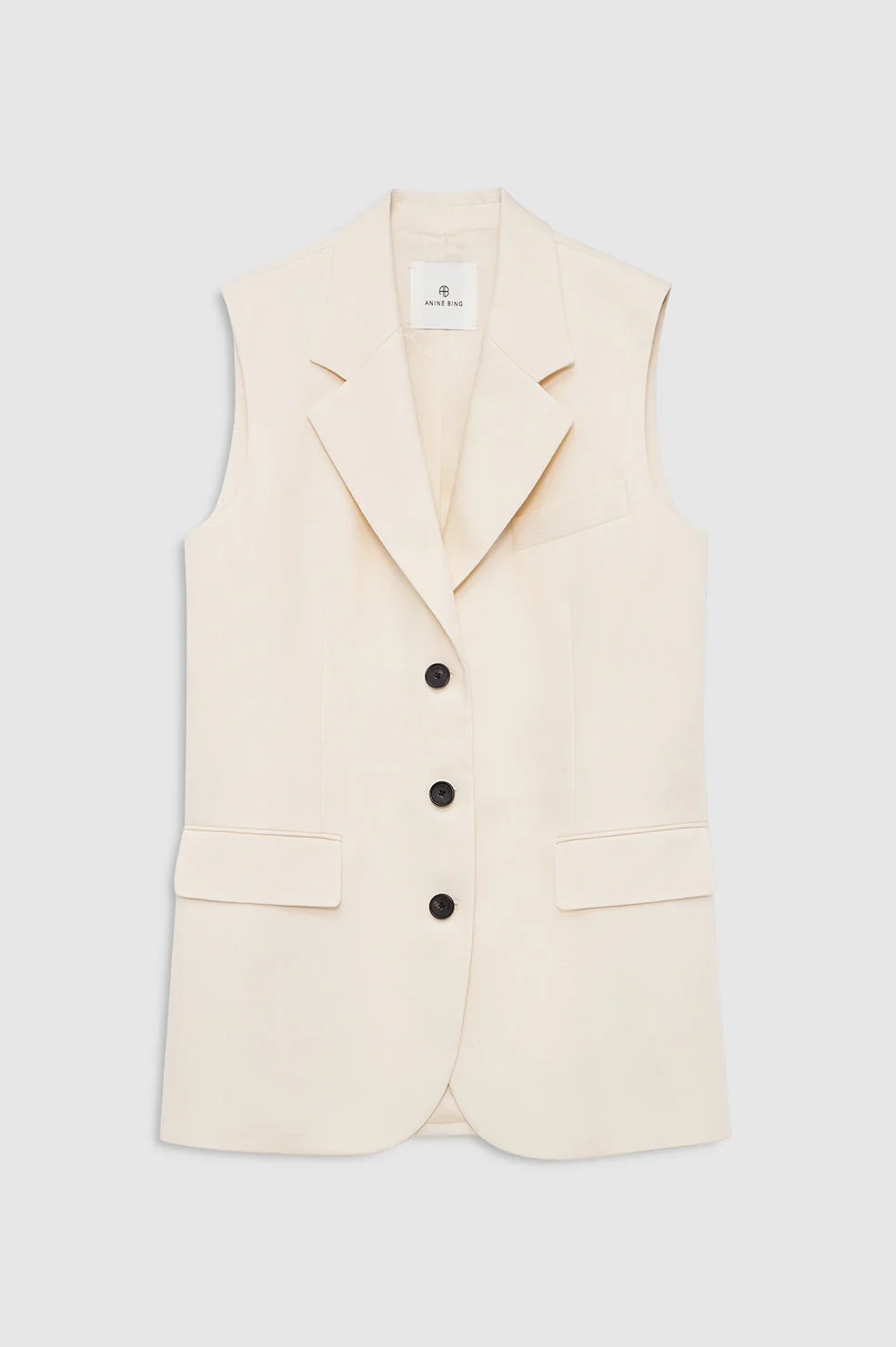 Sara Vest - Cream - 1