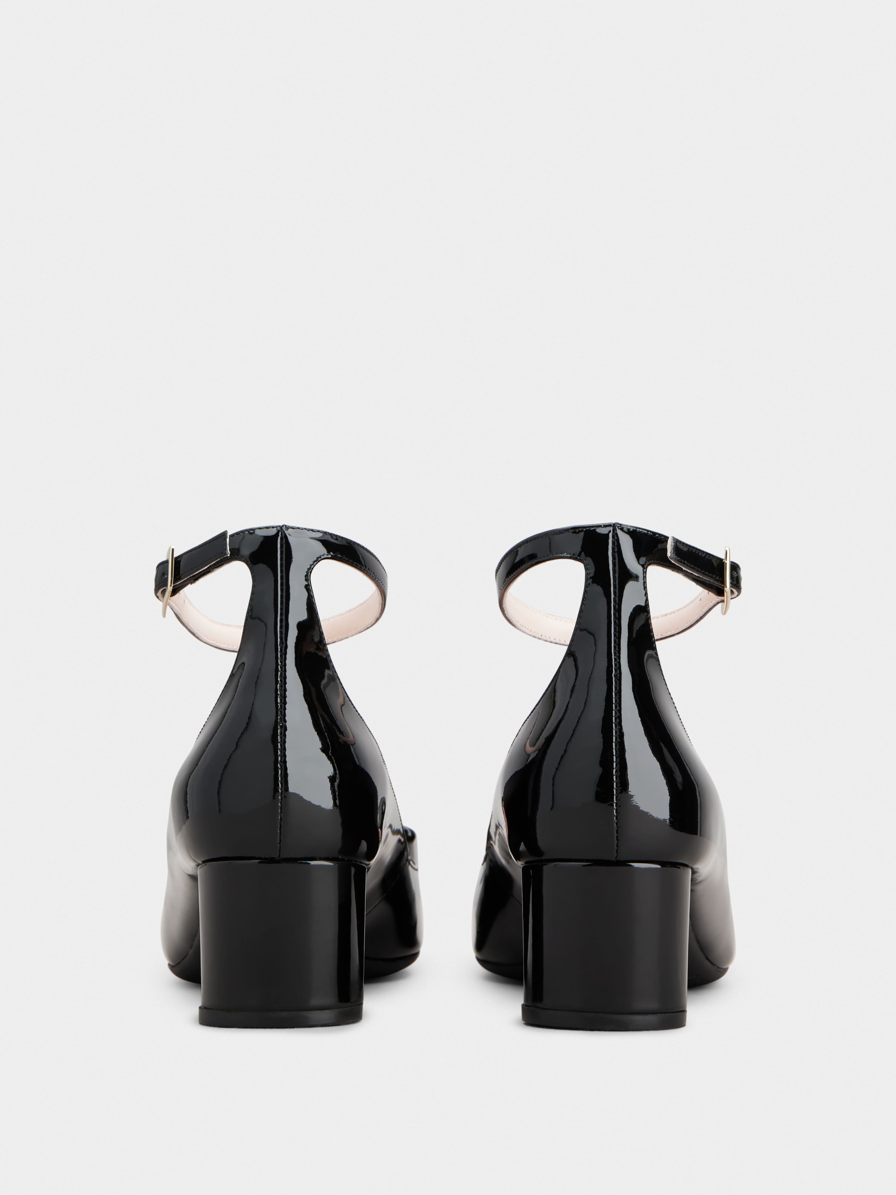 Ankle Strap Pumps in patent leather - 5