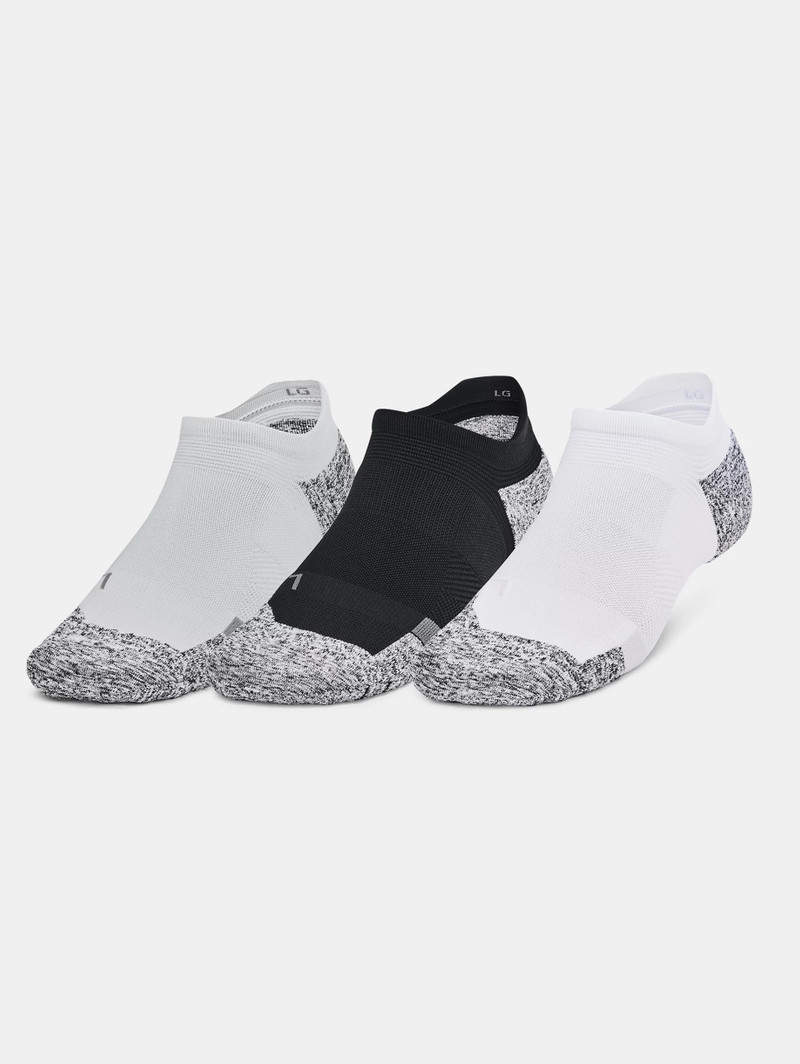 Unisex UA ArmourDry® Pro 3-Pack No Show Socks 3