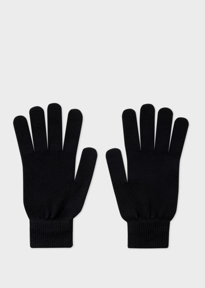 Paul Smith Zebra Logo Wool Gloves outlook
