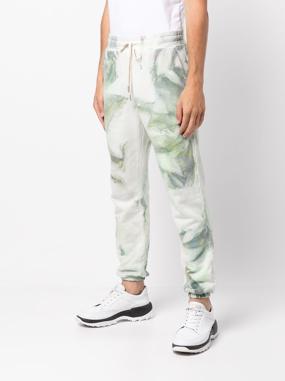 tie-dye cotton track pants - 3