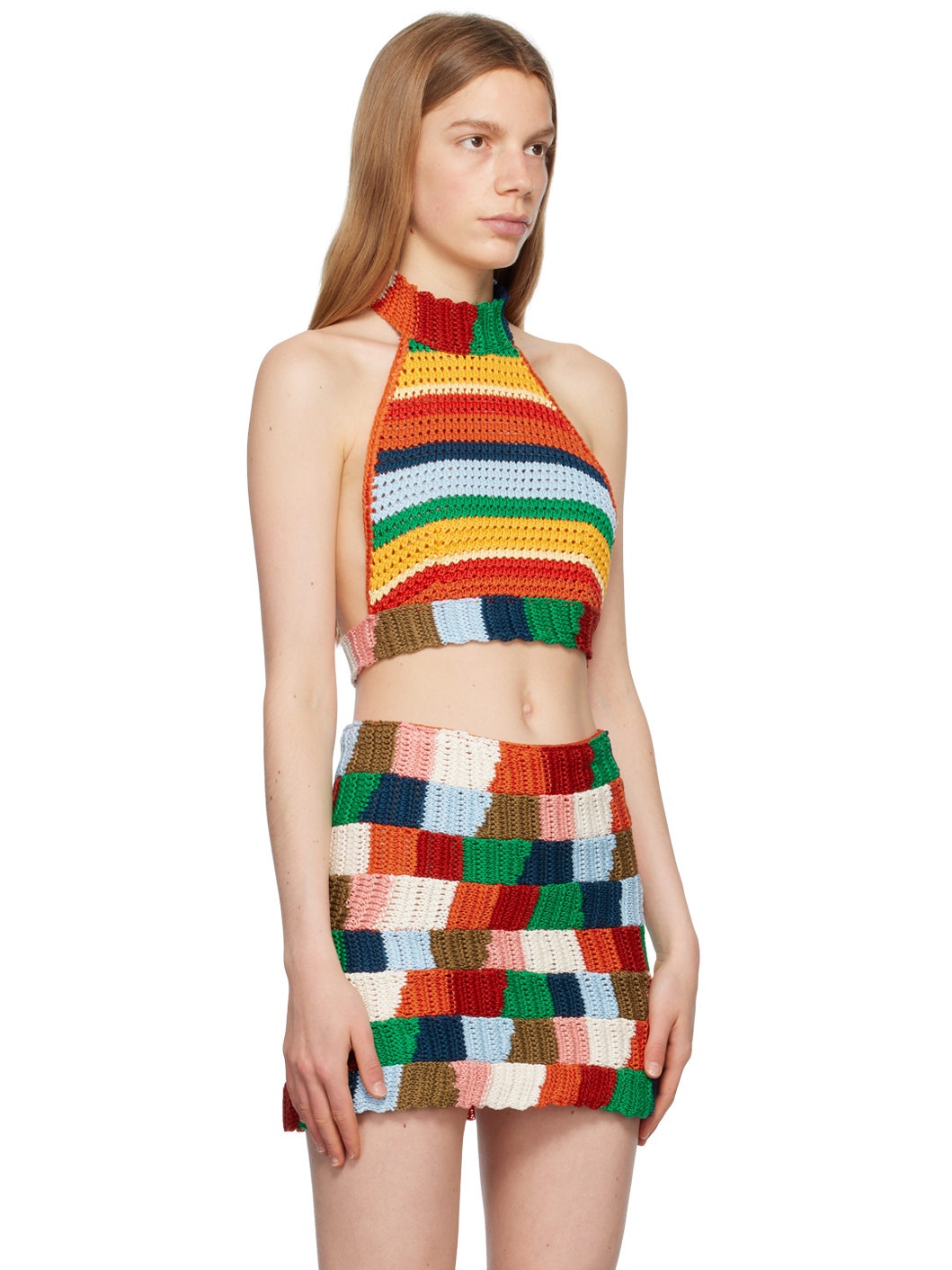 Multicolor No Vacancy Inn Edition Striped Tank Top - 2