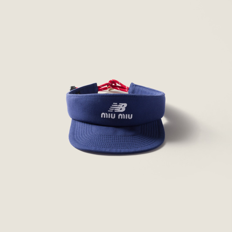 Denim visor 3