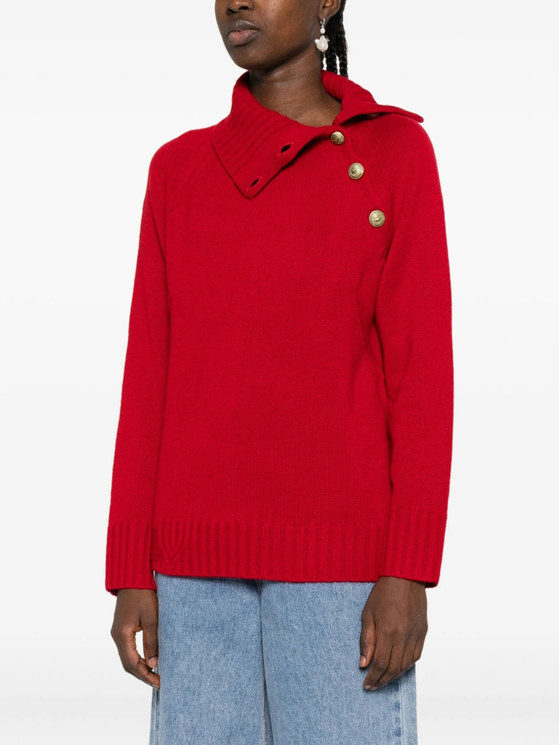 Zadig & Voltaire Zadig & Voltaire High-neck Button-detail Sweater outlook